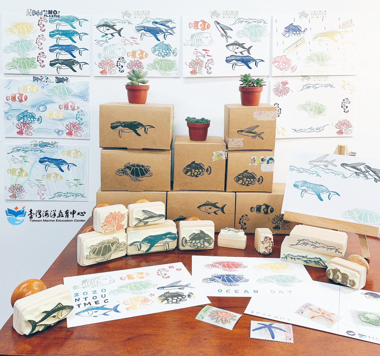 愛海明信片DIY