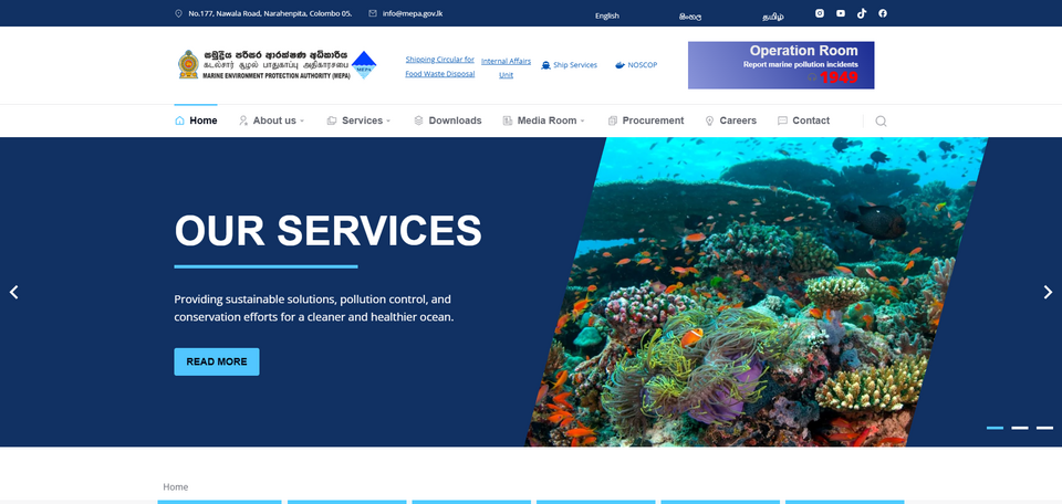 Marine Environment Awareness〔Sri Lanka〕