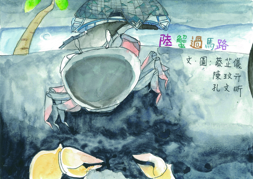 【國小組–佳作】陸蟹過馬路