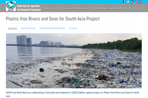 Plastic free Rivers and Seas for South Asia Project 〔Afghanistan, Bangladesh, Bhutan, India, Maldives, Nepal, Pakistan and Sri Lanka.〕