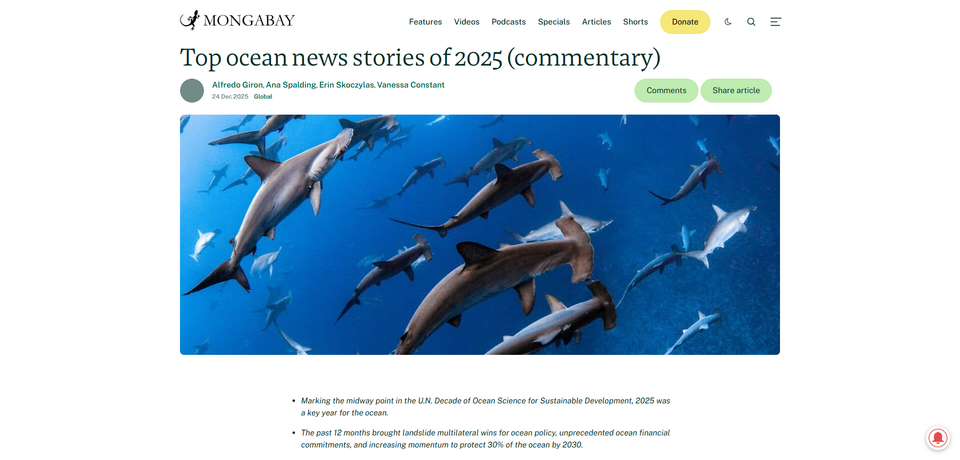 Top ocean news stories of 2025 (commentary)